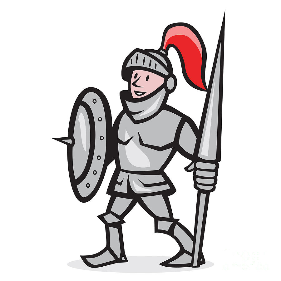 Nobel Knight Mascot