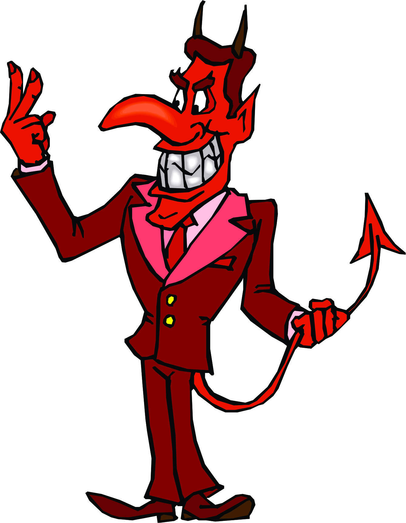 Devil Man Mascot