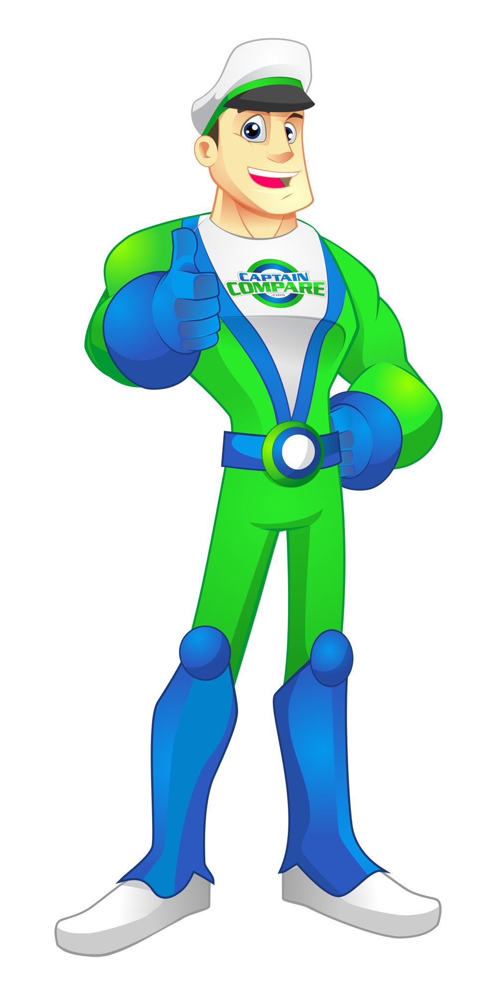 Captain Compare Mascot
