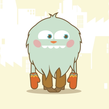 Fur Monster Mascot