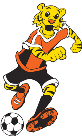 Soccer Tiger Mascot