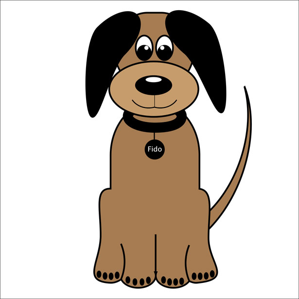 Calm Dog Mascot