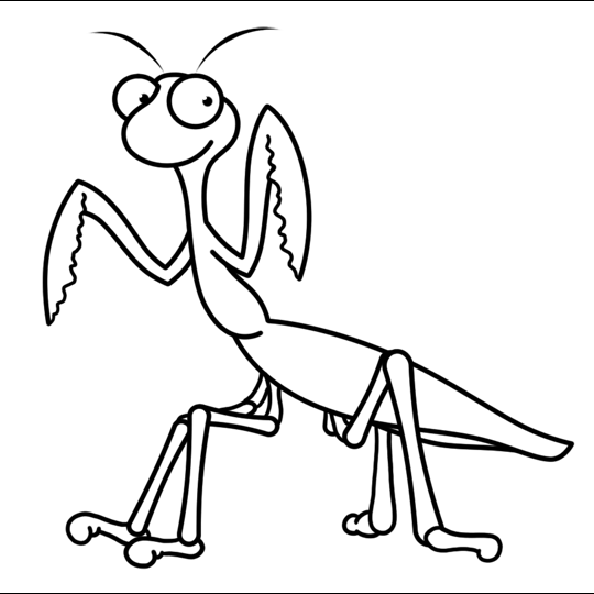 Praying Mantis Mascot