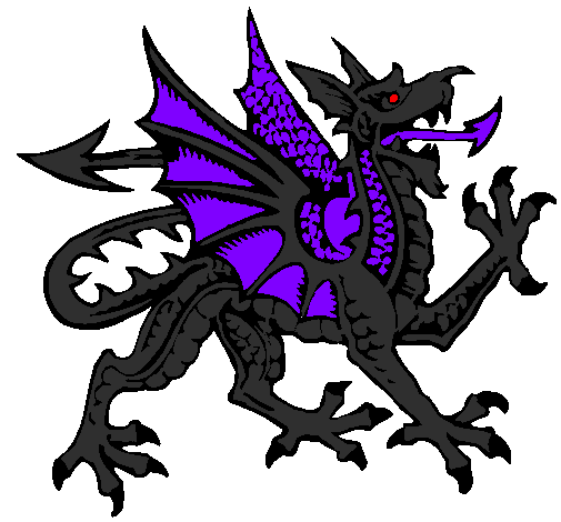 Dark Dragon Mascot