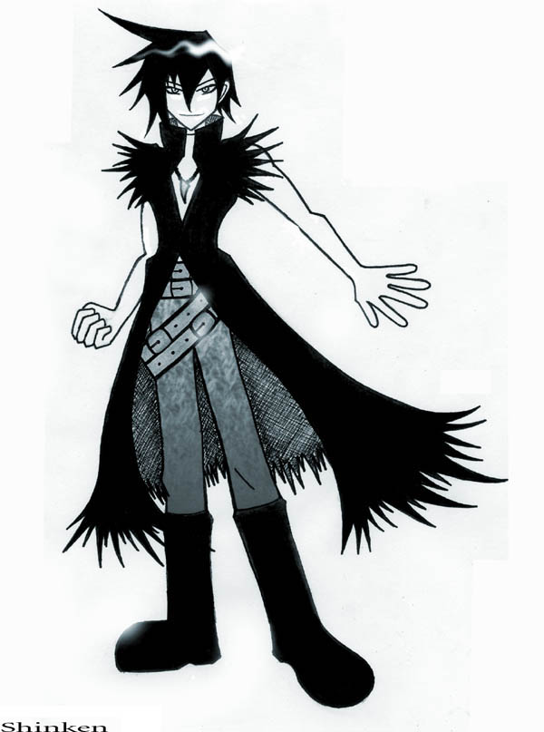 Black Rocker Boy Mascot