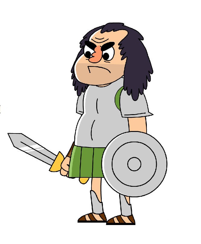 Greek Soldier Mascot